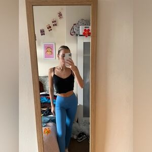 Bo+Tee Blue High Waist Leggings